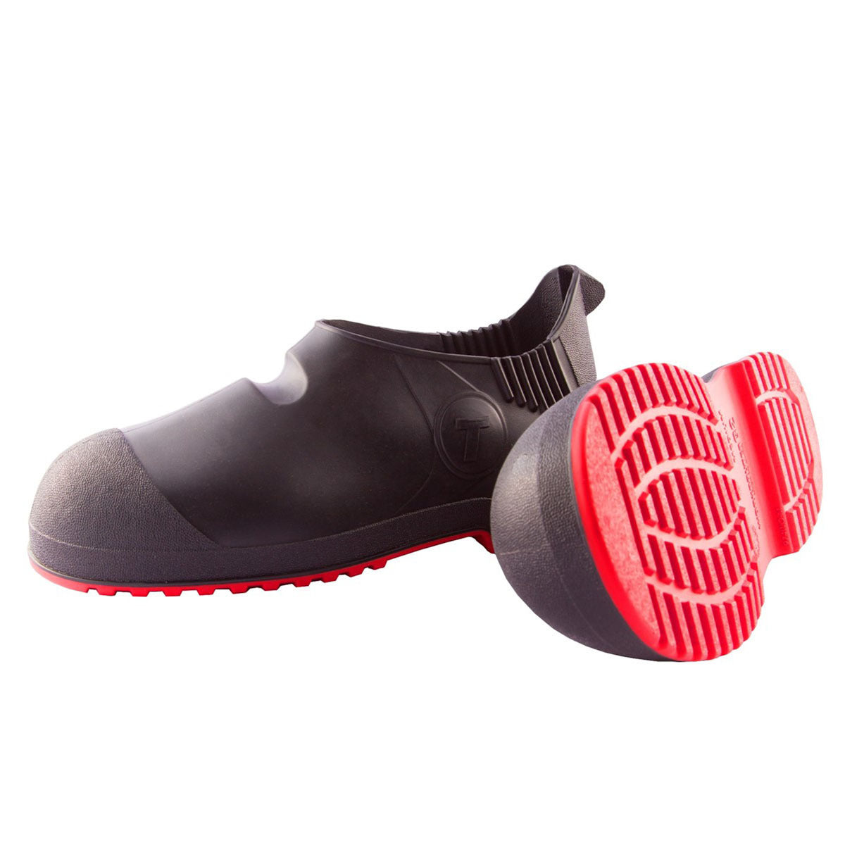 Tingley Medium Workbrutes® Black/Red 5 1/2" PVC Overshoes