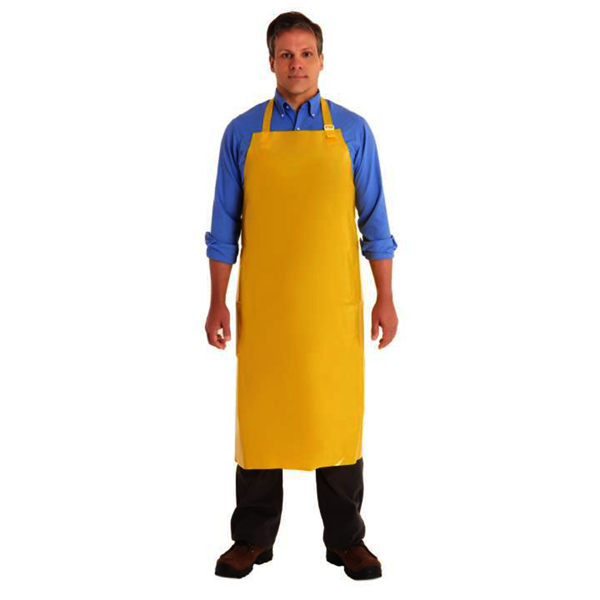Ansell 34" X 50" Yellow AlphaTec® 8-9 mil Polyurethane Apron