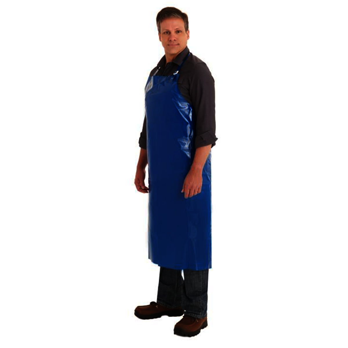 Ansell 34" X 50" Blue AlphaTec® 8-9 mil Polyurethane Apron