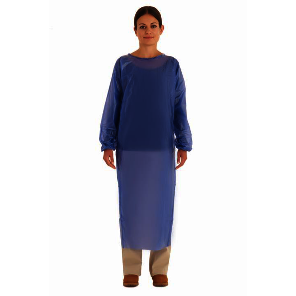 Ansell Small Blue AlphaTec® 6 mil Vinyl/PVC Apron
