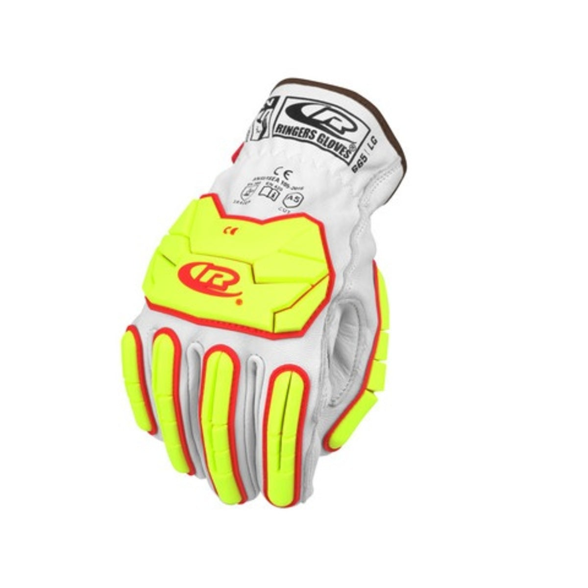 Ansell Size 9 Ringers® High Performance Polyethylene And Goatskin Leather Cut Resistant Gloves