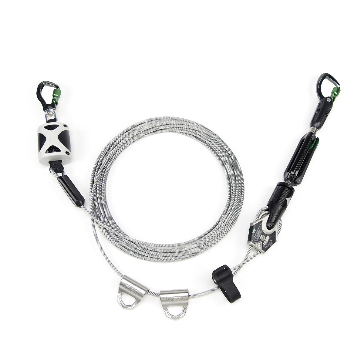 MSA 100' Stainless Steel Lifeline Horizontal
