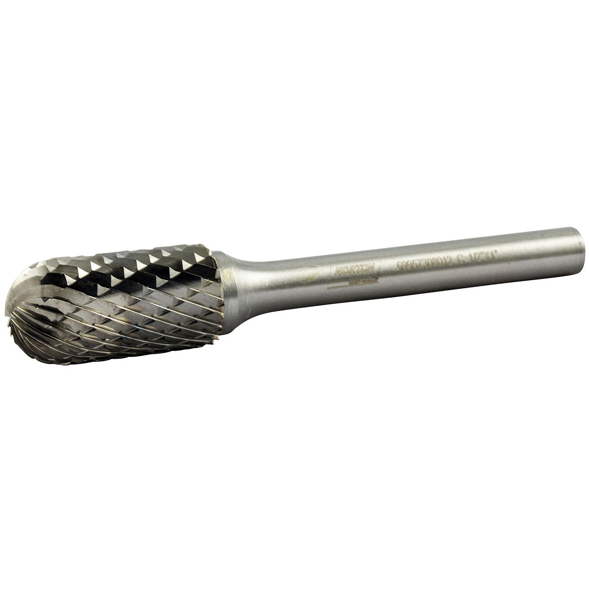 Saint-Gobain Abrasives Inc. 1/2" X 1" Ball Nose Cylinder Double Cut Tungsten Carbide Burr