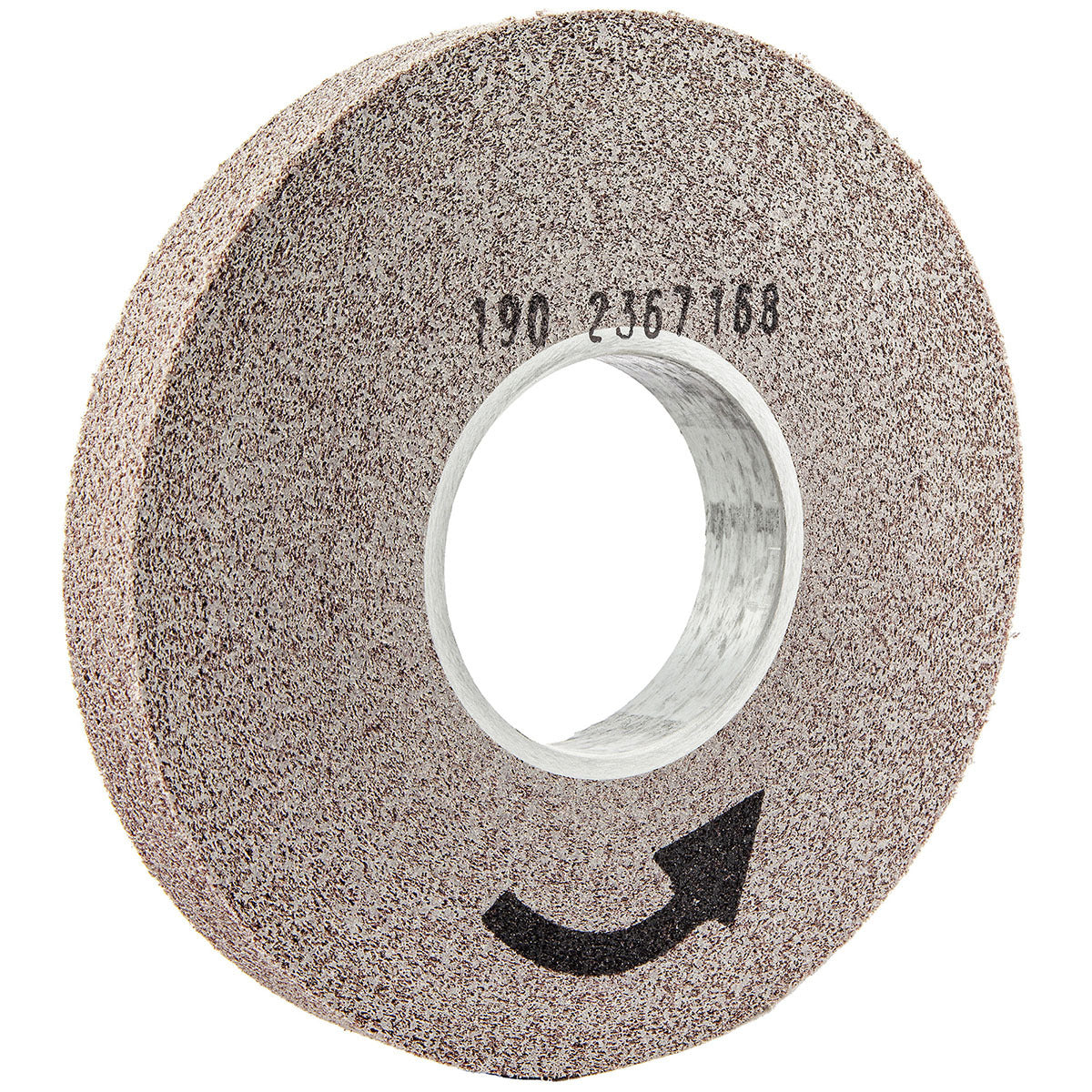 Norton® 8" X 1" X 3" Medium Grade Aluminum Oxide Bear-Tex Series 4000 Brown Non-Woven Convolute Wheel