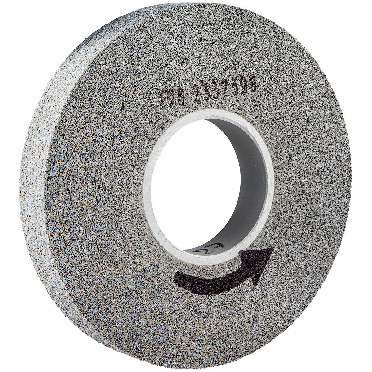 Norton® 8" X 1" X 3" Fine Grade Silicon Carbide Bear-Tex Series 1000 Gray Non-Woven Convolute Wheel