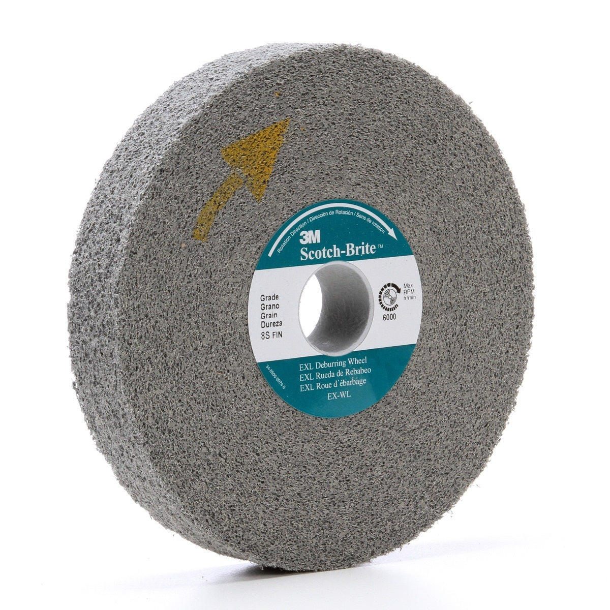 3M™ 6" X 1/2" X 1" Medium Grade Silicon Carbide Scotch-Brite™ Gray Belt