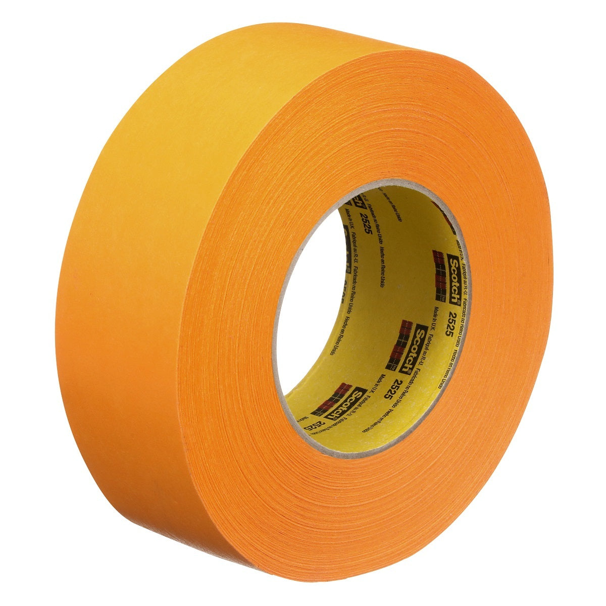 3M™ 1.88" X 60.14 yd Orange Series 2525 9.5 mil Paper Masking Tape