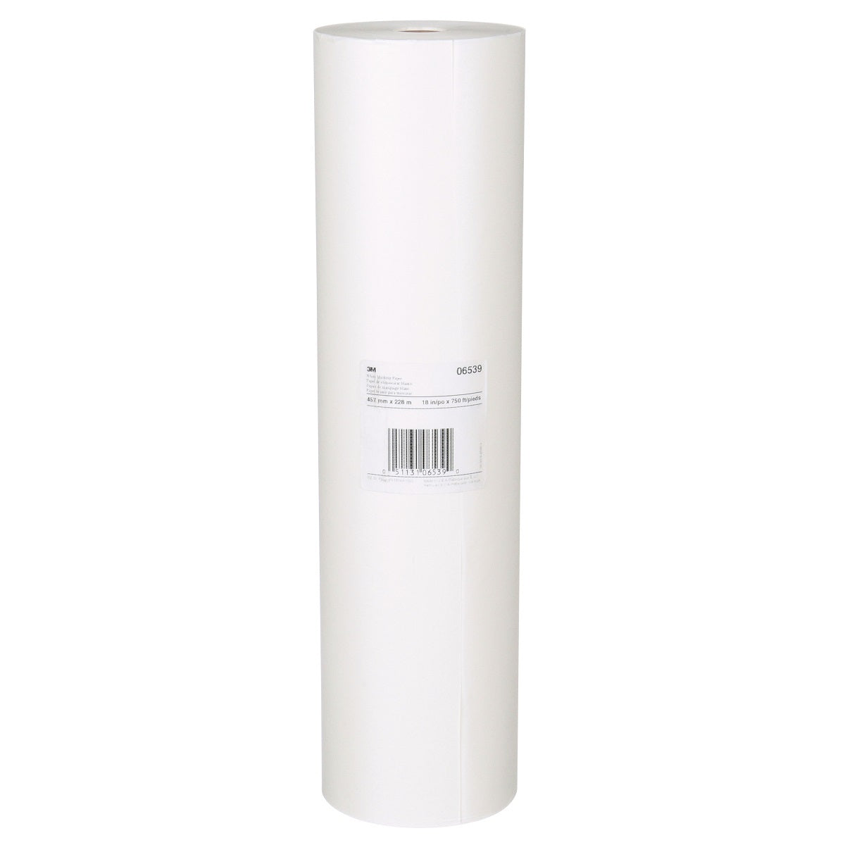 3M™ 18" X 750' White Crepe Paper Masking Paper
