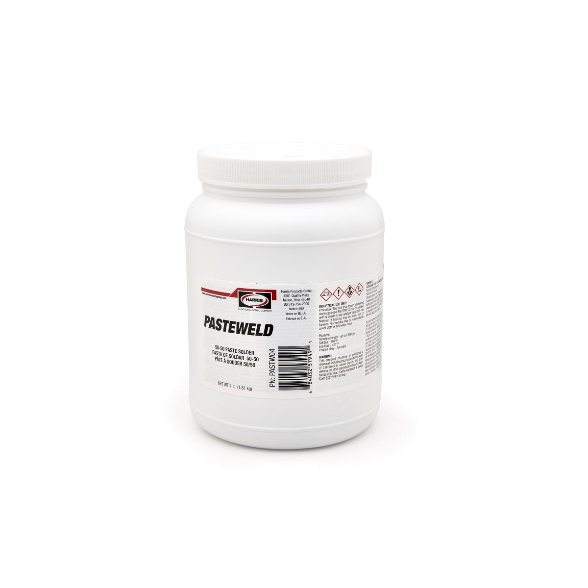 Harris® 4 lb Jar Paste Leaded Solder