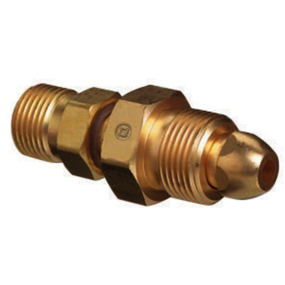 RADNOR™ CGA-580 X CGA-320 Brass Argon/Helium/Nitrogen/Carbon Dioxide Cylinder Adapter