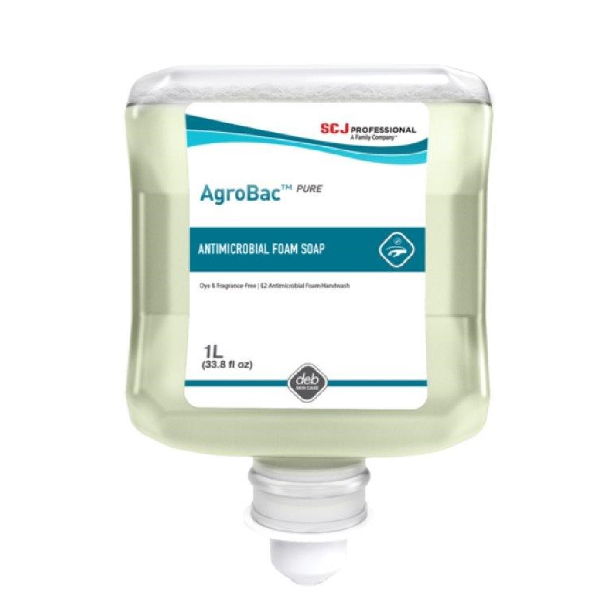Deb 1 Liter Refill Cartridge Clear AgroBac™ Fragrance-Free Scented Hand Cleaner