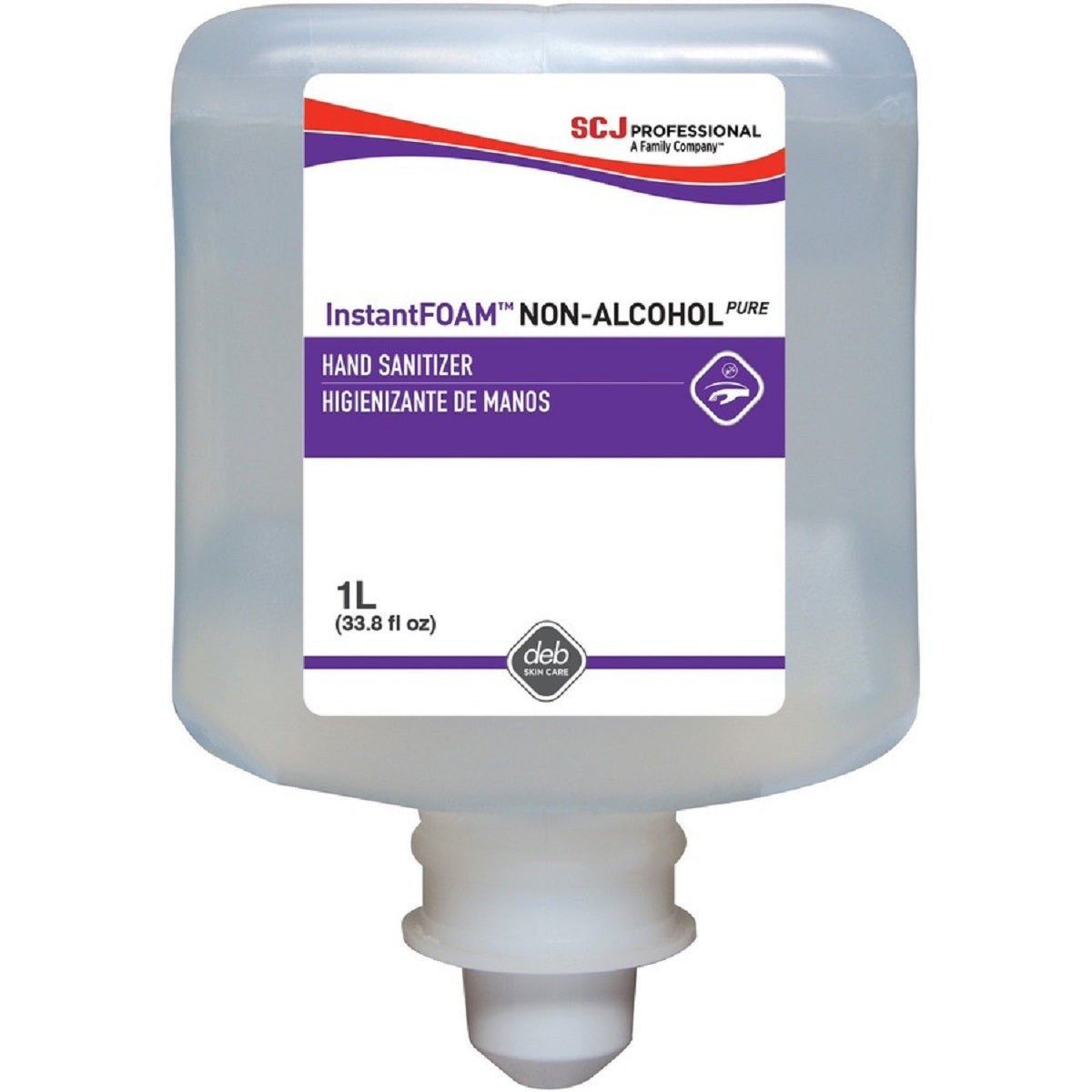 SC Johnson Professional 1 Liter Refill Clear InstantFOAM™ Non-Alcohol Pure Fragrance-Free Hand Sanitizer
