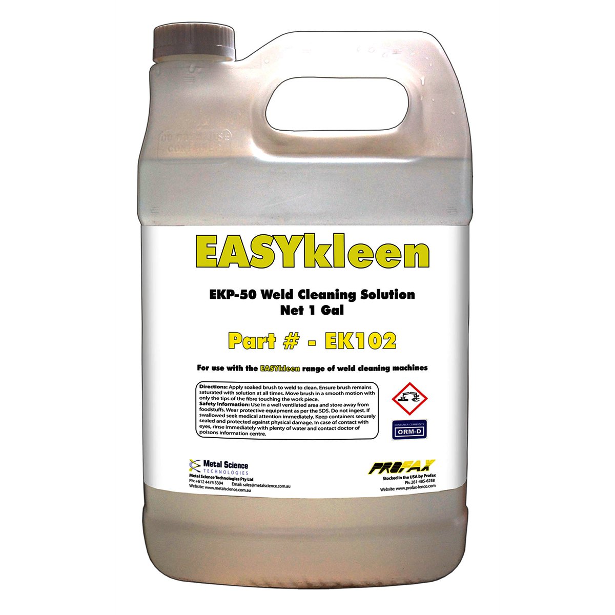 Profax® 1 Gallon Phosphoric Acid Cleaning Solution