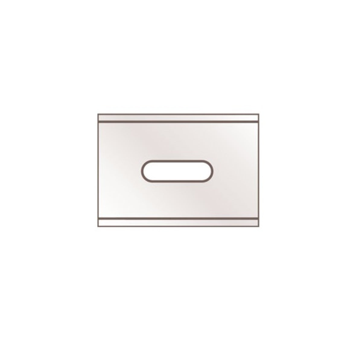 Martor 26 mm X 18.5 mm X 0.40 mm Carbon Steel INDUSTRIAL BLADE NO. 92.66 Replacement Blade