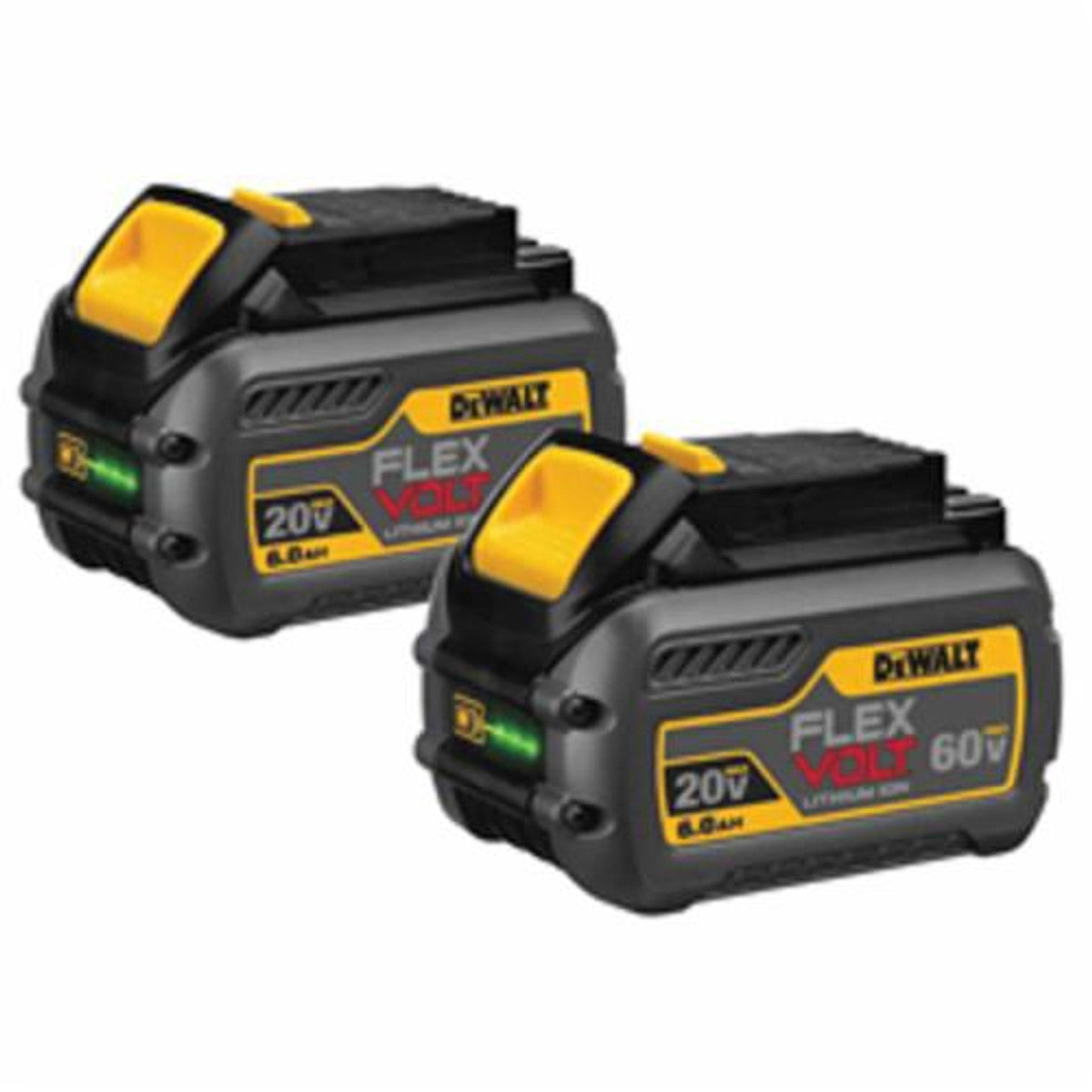 DeWALT DCB606-2 FLEXVOLT 20/60V Battery Pack, 6.0 Ah (2/PK)