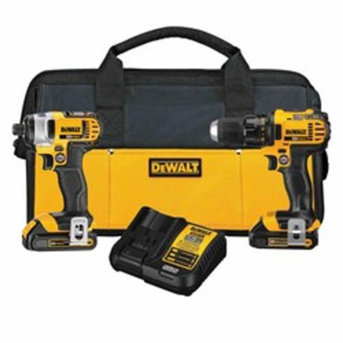 DeWALT DCK280C2 20V MAX Compact Drill and Impact Driver Combination Kit