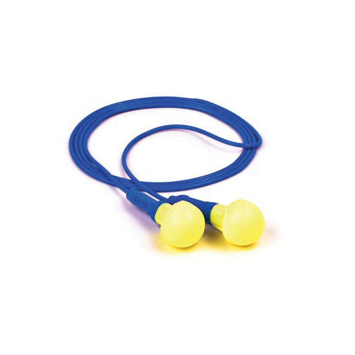 3M™ 080529-18001 E-A-R Push-Ins Corded Push-to-Fit Ear Plug, Pod, Universal, 28 dB Noise Reduction, Yellow, (100/BX) (Per Box)