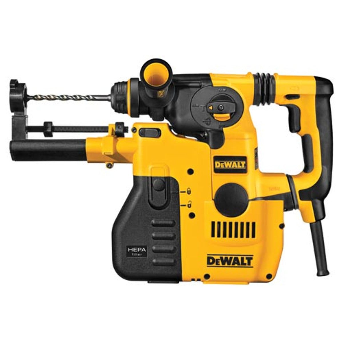 DeWALT D25300DH Dust Extractor, L-Shape, For Use With SDS Rotary Hammers D25303, D25304 and D25313