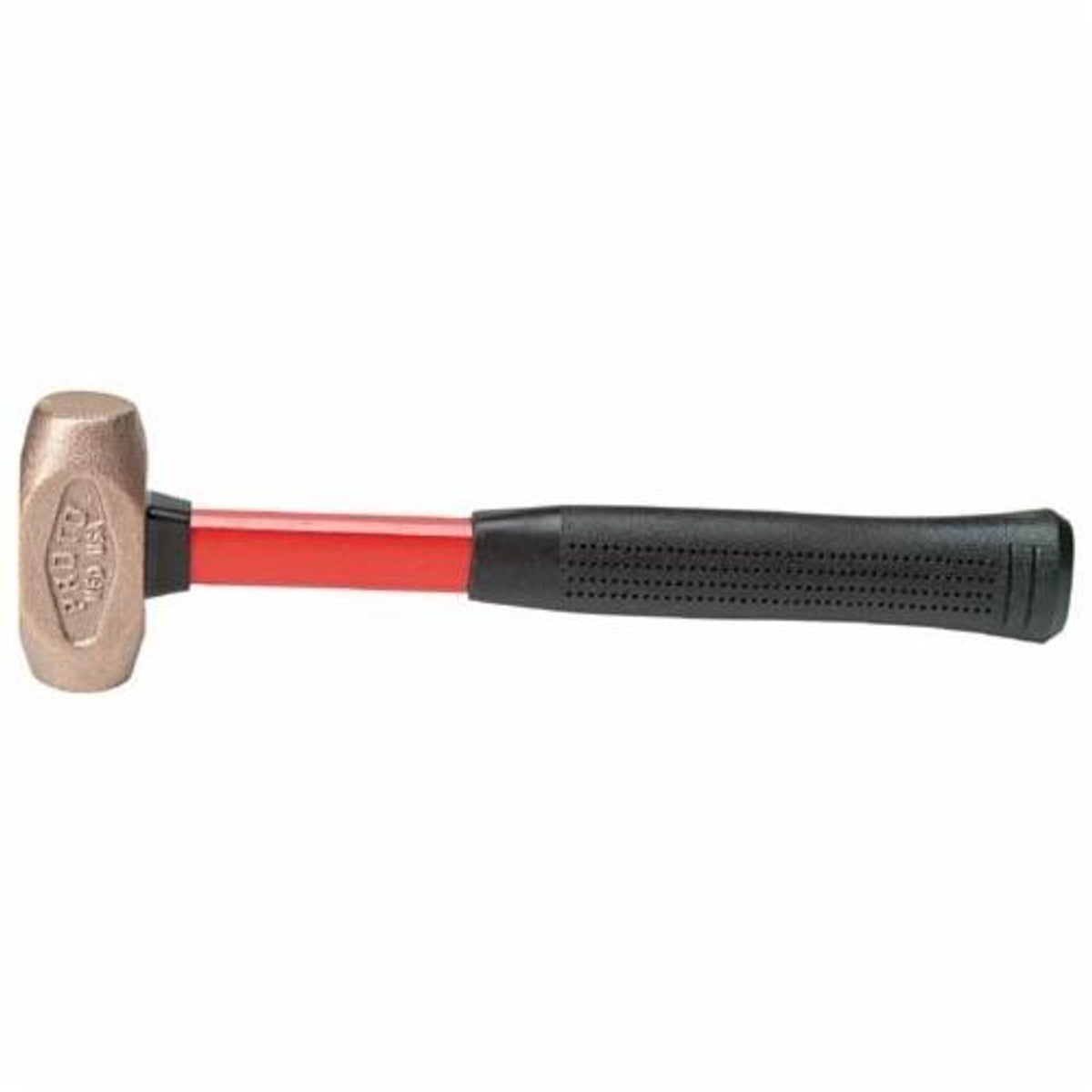 Proto J1430G 1-1/2 lb. Non-Sparking Brass Sledge Hammer, 12" OAL