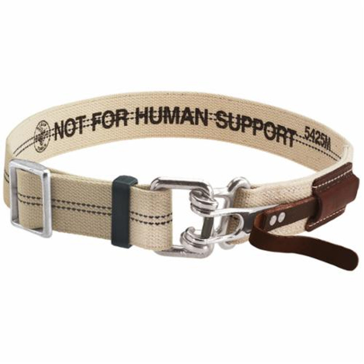 Klein 5425XL Blend Tool Belt W/ Quick Release Buckle, XL, Cotton/Polyester, Tan