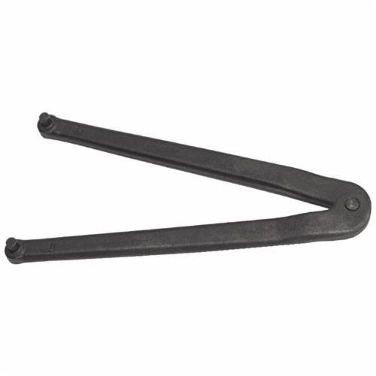 Proto JC482 Adjustable Face Spanner Wrench, 2 in, 3/16 in Pin, 6-3/8 in OAL, Alloy Steel, Black Oxide