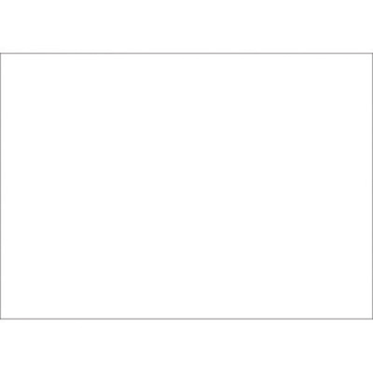 Brady® 10" X 14" X .035" White Rigid Aluminum Safety Sign