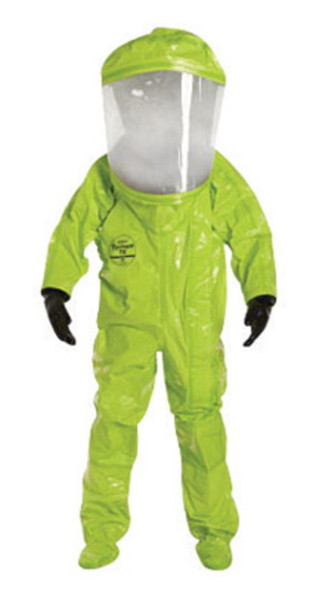 DuPont™ Medium Yellow Tychem® 10000 28 mil Tychem® 10000 Encapsulated Level A Chemical Protective Suit (With Expanded Back And Rear Entry)
