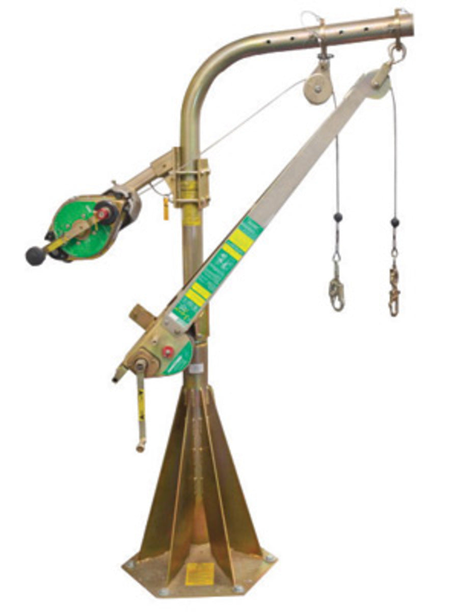 MSA Dyna-Glide® Pivot Davit Assembly With Galvanized Steel And Portable Anchorage