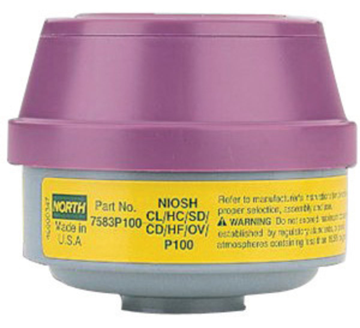 Honeywell P100, Acid Gas And Organic Vapor Respirator Cartridge