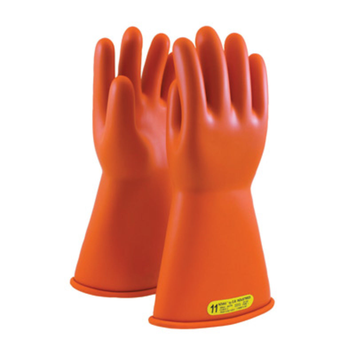 Protective Industrial Products Size 8 Orange NOVAX® Rubber Class 2 Linesmens Gloves