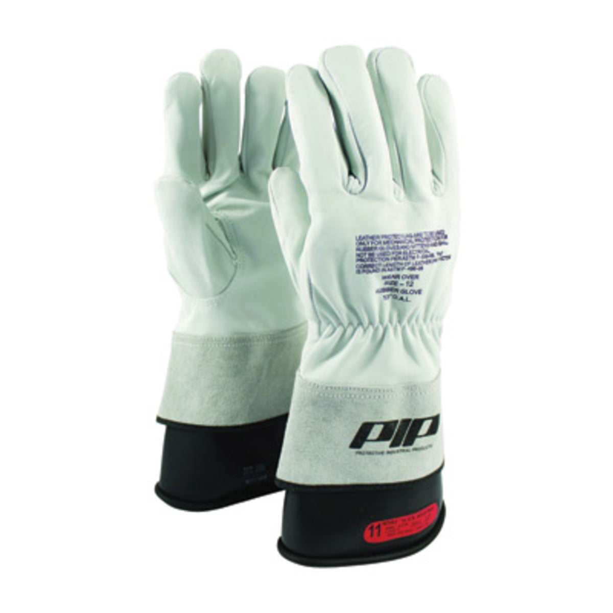 Protective Industrial Products Size 11 Natural PIP® Goatskin Class 00-0 Linesmens Gloves
