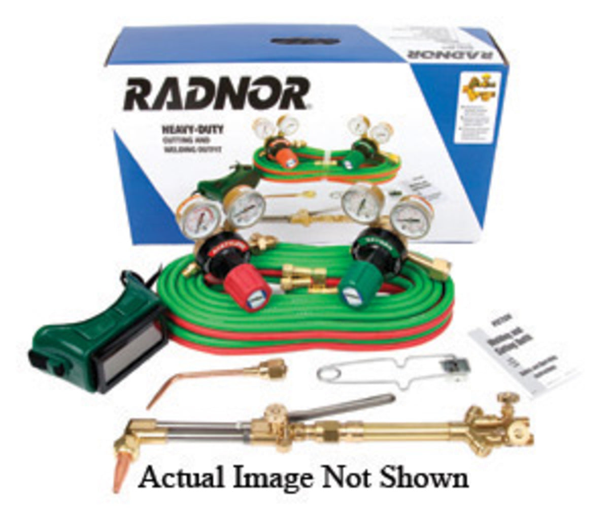 RADNOR™ Model 350-510LP DLX Victor® Style Heavy Duty Propylene/Liquefied Petroleum Cutting Outfit CGA-510