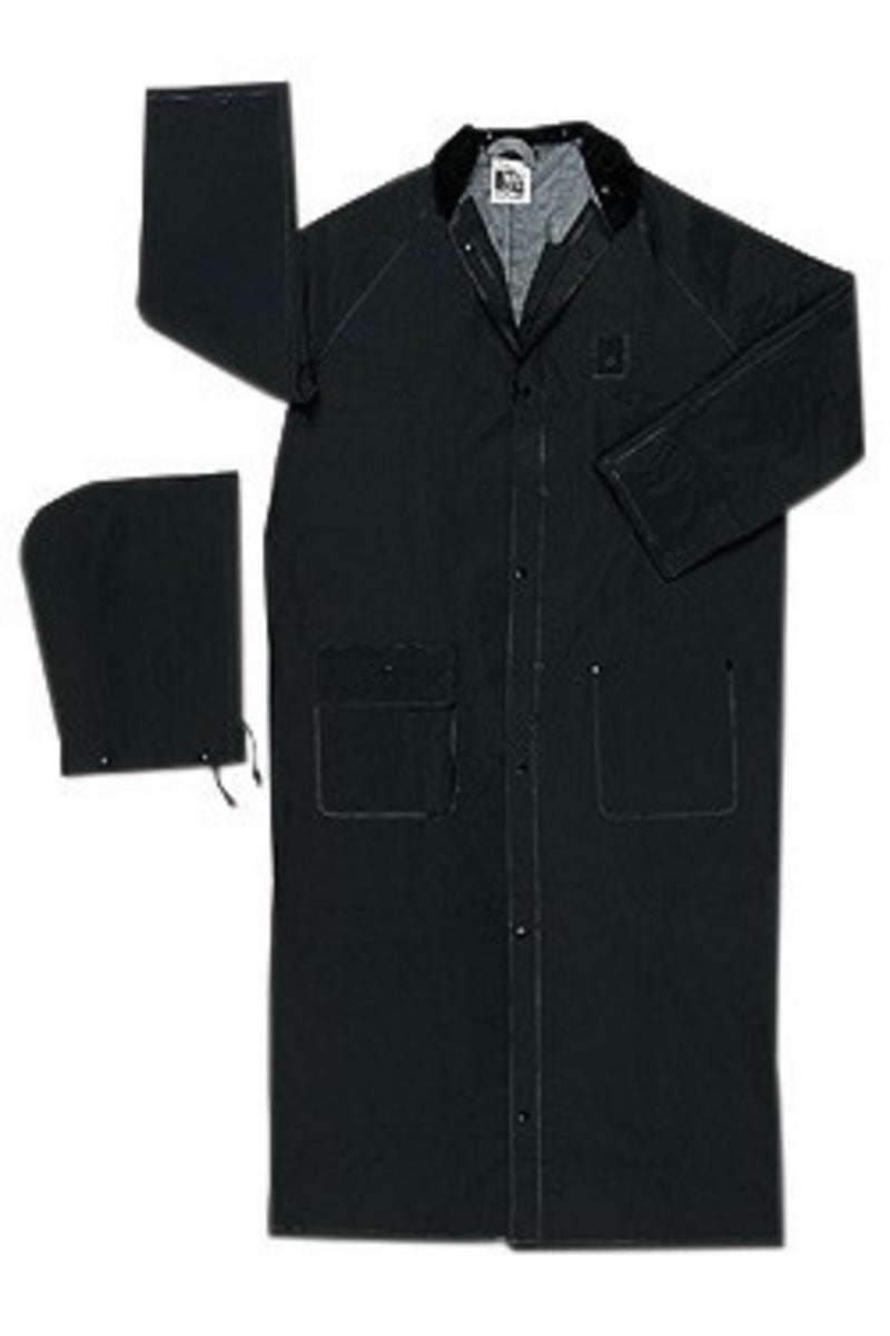MCR Safety® 4X Black Concord 0.35 mm Polyester/PVC Jacket