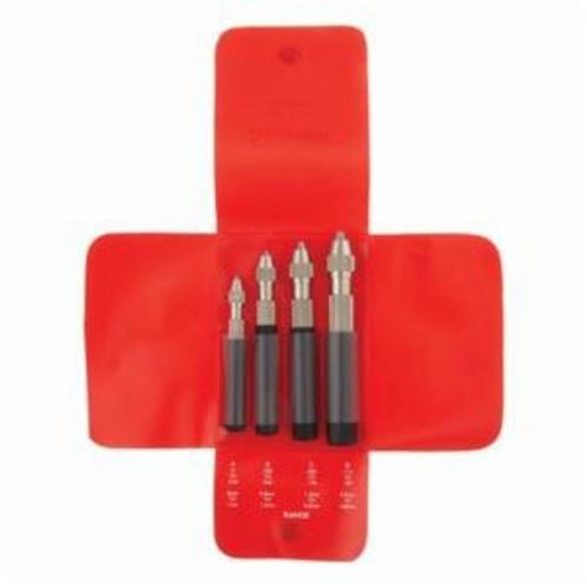 Starrett S166Z 4-Piece Pin Vise Set W/Case