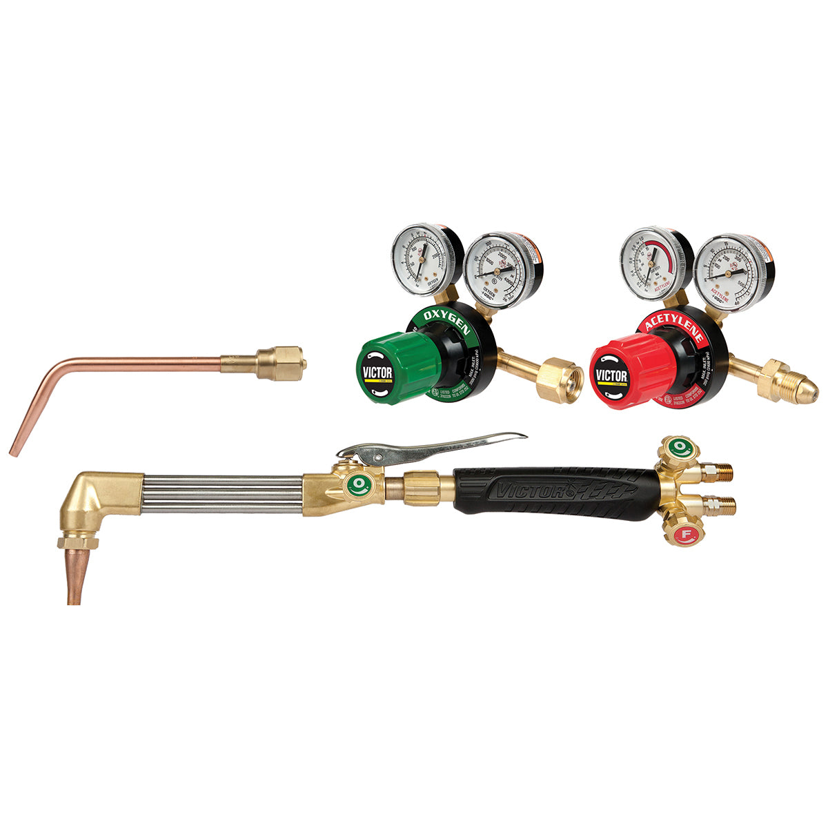 Victor® Heavy Duty Acetylene Cutting/Welding Outfit CGA-540/CGA-510