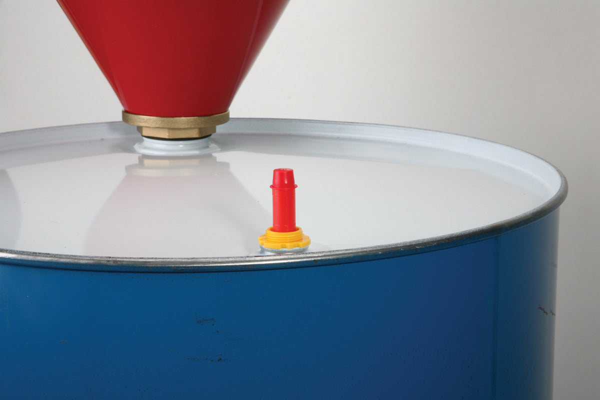 Justrite® 3/4" Dia X 5" L Red Polyethylene Drum Fill Gauge