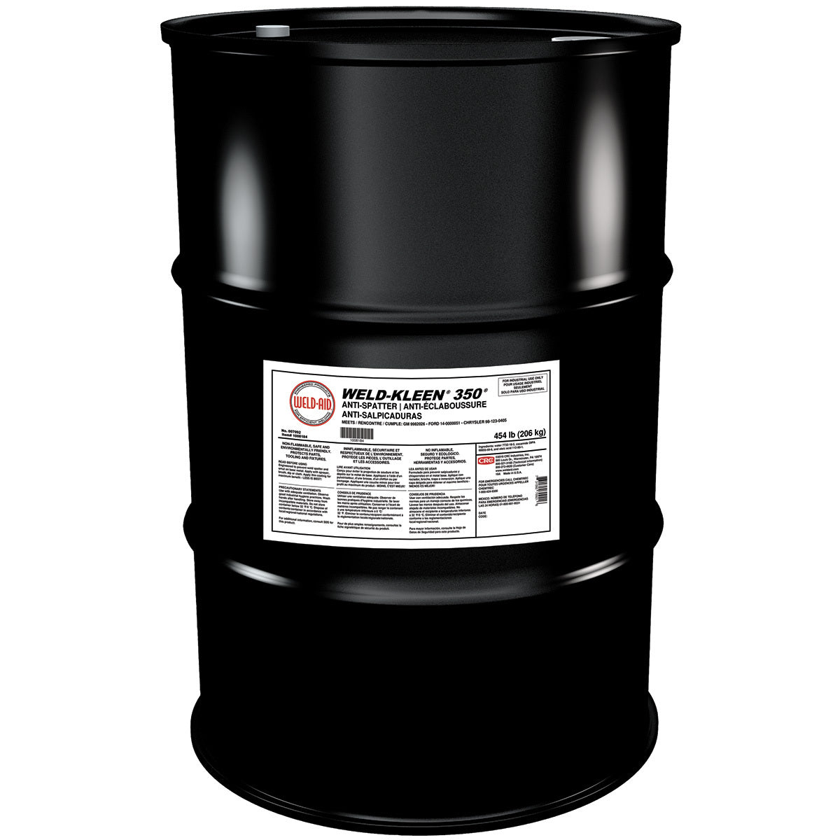Weld-Aid 55 Gal Drum Red Weld-Kleen 350® Anti-Spatter