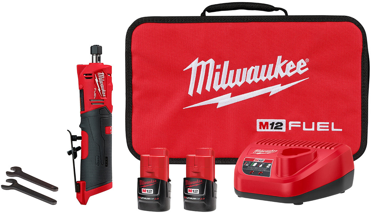 Milwaukee® 12 V M12 FUEL™ 2" Cordless Die Grinder Kit
