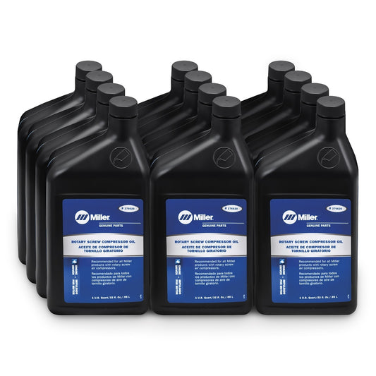 Miller® 12 Quart Air Compressor Rotory Screw Synthetic Oil