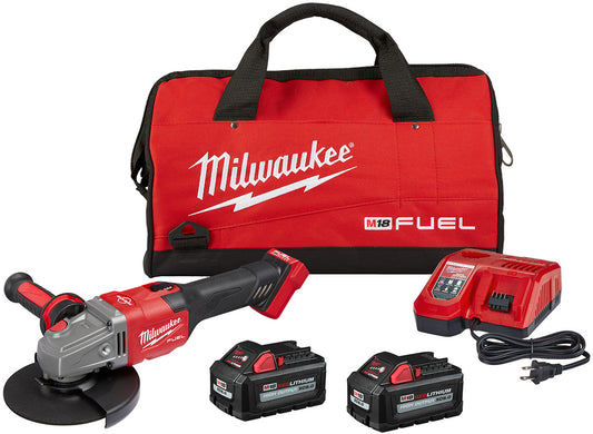 Milwaukee® 18 V M18 FUEL™ 4 1/2" | 6" Cordless Braking Grinder Kit
