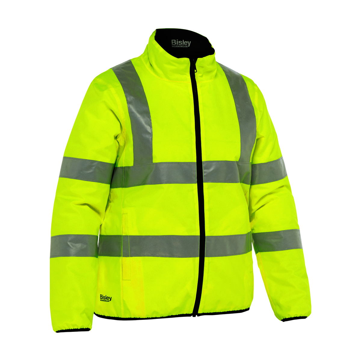 Protective Industrial Products Women's Medium Hi-Viz Yellow Bisley® Polyester/Polyurethane/Taffeta Reversible Jacket