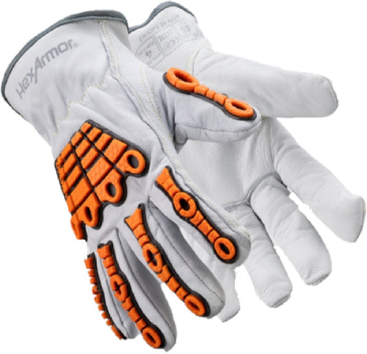 HexArmor® X-Small Chrome SLT Goatskin Leather And TPR Cut Resistant Gloves