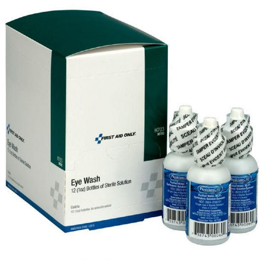 Acme-United Corporation 1 Ounce Bottle Physician's Care Eye Wash Solution