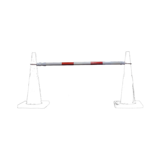 Cortina Safety Products 48" X 3" X 3" White And Red Cone Bar