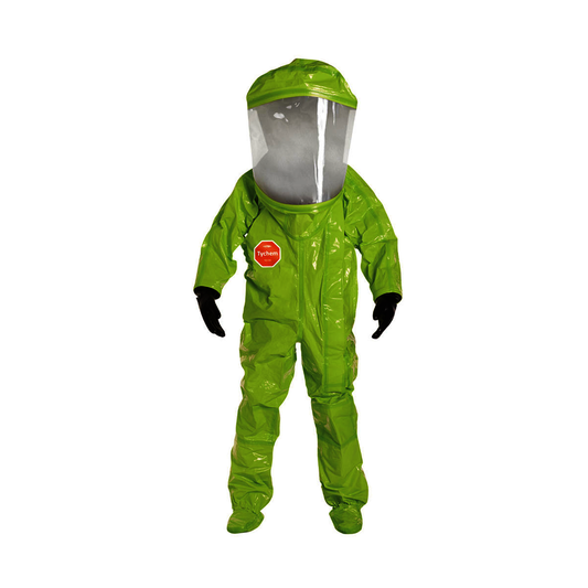 DuPont™ 2X Yellow Tychem® 10000 28 mil Tychem® 10000 Encapsulated Level A Chemical Protective Suit (With Expanded Back And Front Entry)