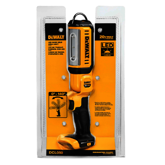 DEWALT® DCL050 20V MAX Rechargable Hand Held LED Area Light