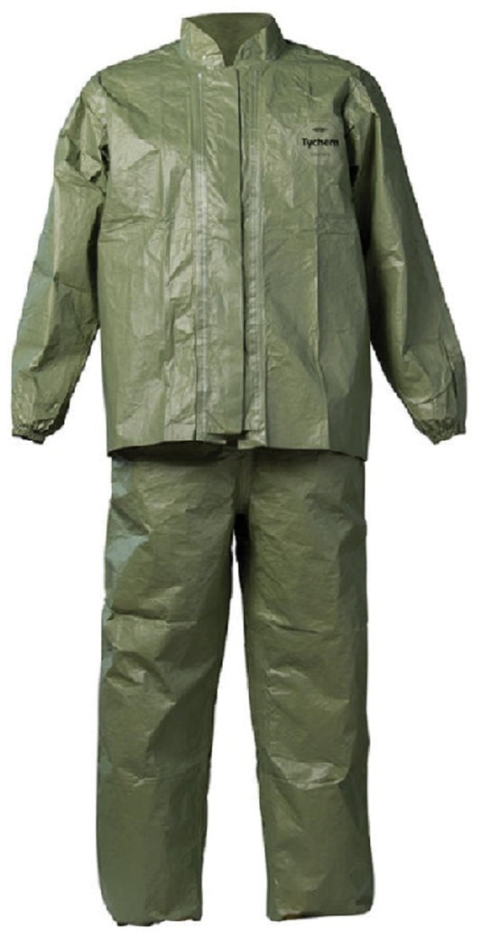 DuPont™ X-Large Green Tychem® 2000 SFR 7.5 mil Tychem® 2000 SFR Chemical Protective Bib Pants/Overalls