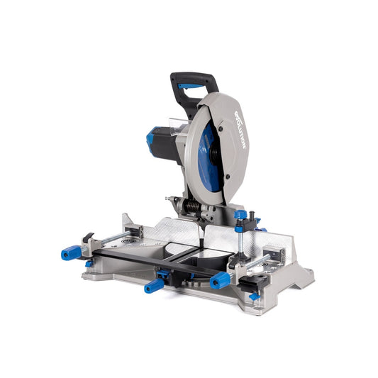 Evolution® Power Tools S355MCS Mitering Chop Saw For Heavy Duty Metal Cutting With 46° Max Bevel
