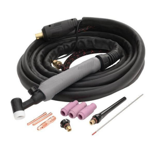 ESAB® 200  Amp Air Cooled TIG Torch With Rigid Head And 12.5' Cable