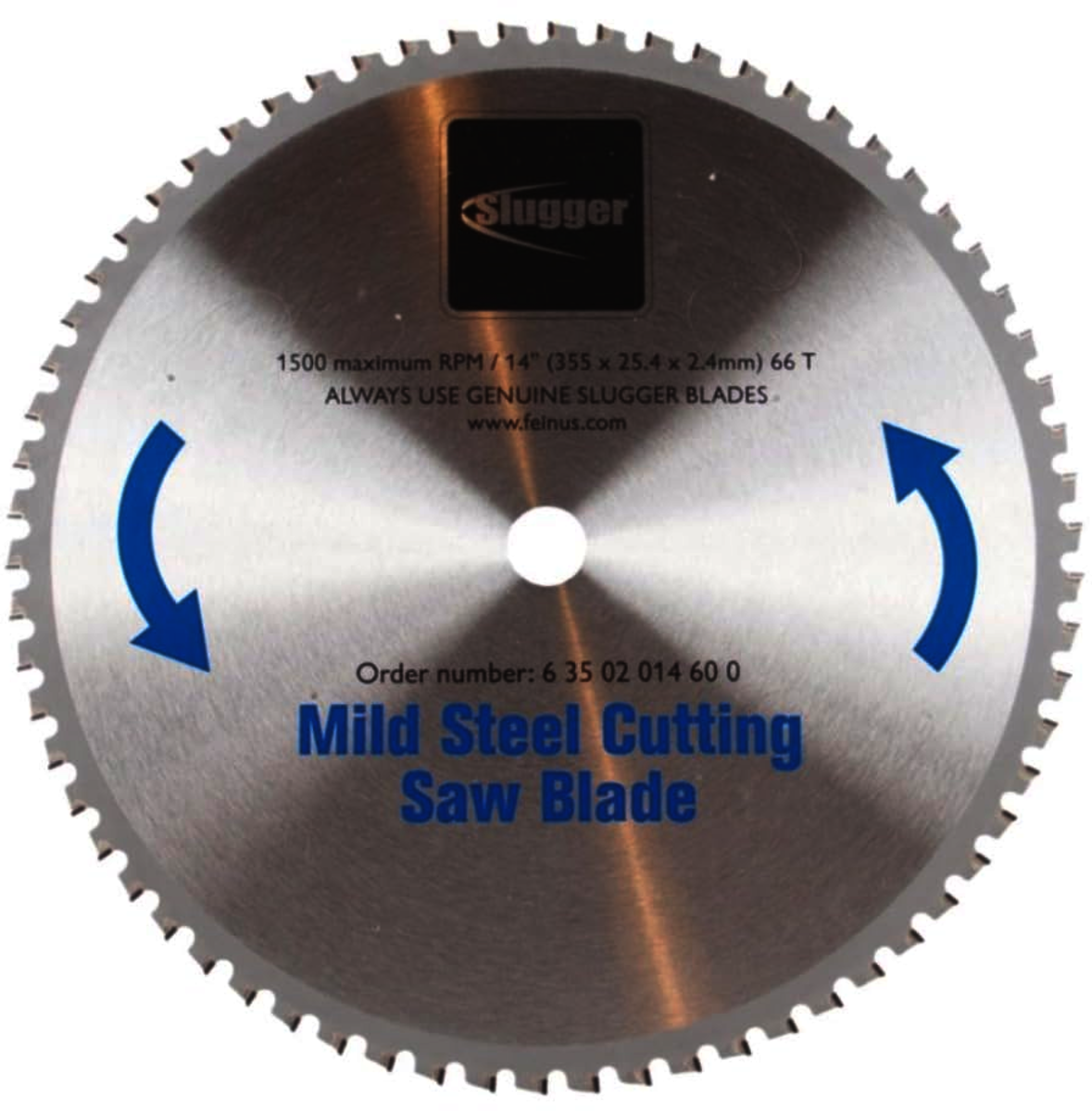 Fein 14" 66 Teeth Slugger Aluminum Stainless Steel Circular Saw Blade